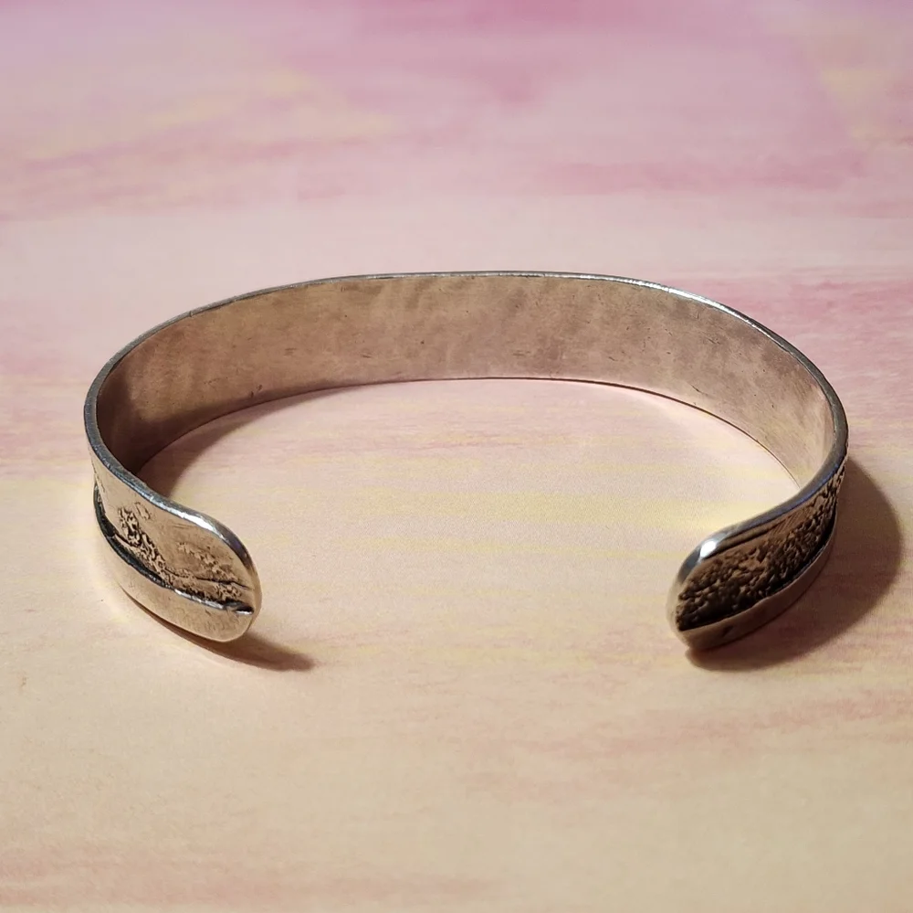 Native American Pueblo Storyteller Sterling Silver Bracelet - Picture 2 of 7